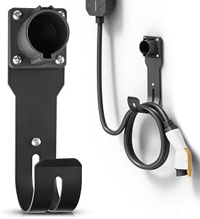 EV Charger Holder — SAE J1772 Nozzle Holster & J-Hook